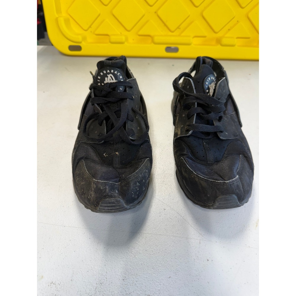 Nike Air Huarache Triple Black Mens Running Shoes 318429-003 Size 10 - Picture 2 of 6
